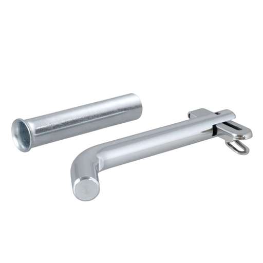 1/2" Swivel Hitch Pin with 5/8" Adapter (1/4" or 2" Receiver, Zinc) - 21561