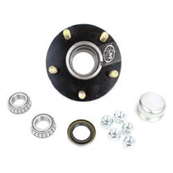 TruRyde® BT8 5-4.5" Trailer Hub with Parts for a 2,000 lbs. Trailer Axle - BT122E
