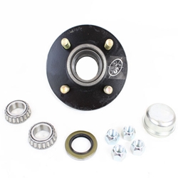 TruRyde® BT8 4-4" Trailer Hub with Parts for a 2,000 lbs. Trailer Axle - BT121E