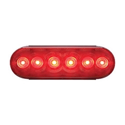 6” Oval Sealed LED Stop/Turn/Tail Light (6 diodes)