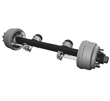 25,000 lbs. Low Boy air brake axle with a 71.5