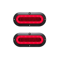 GloLight™ 6” 22-LED Surface Mount Stop/Turn/Tail Lights Pair