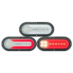 FUSION ™  GloLight ®  25-LED 6” Surface  Mount Stop/Turn/Tail/Back-Up Light