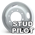 Stud Piloted Heavy Duty Truck and Trailer Steel Wheels