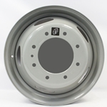 19.5" Steel Dual Wheel 8-225mm bolt circle fits F450/550 Ram 4500/5500 - X45464C