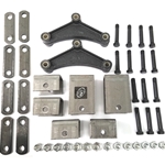 Southwest Wheel® Tandem Axle Hanger Kit for Double Eye Springs for 5,200 lbs. to 7,000 lbs. Trailer Axles - APT5BX