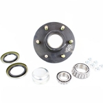 TruRyde® 6-5.5" Bolt Circle Trailer Hub with Parts for 5,200 lbs. Trailer Axle -13HLB1E-IPS