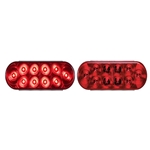 6” Oval Sealed LED Stop/Turn/Tail Light (10 diodes)