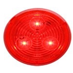 Red 2.5” Round Sealed LED Marker/Clearance Light