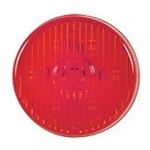 Red 2.5” Round PC-Rated LED Marker/Clearance Light