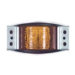 Amber Armored Die Cast LED Marker/Clearance Light