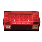 Miro-Flex Waterproof Over 80” Combination LED Tail Light w/ License Light Driver Side