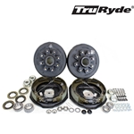 8-6.5" Bolt Circle 9/16" Stud  TruRyde® 7k Axle Self-Adjusting Electric Brake Kit - BK42865ELEAUTO-916