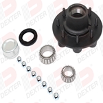 Dexter® 7,000 lbs. Trailer Hub 1/2" studs with Parts - K08-231-92