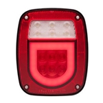 GloLight LED Stop/Turn/Tail/Back-Up Light Driver Side, 3-LED License Light