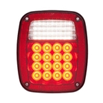 LED Red Combination Tail light 52 Diodes Passenger Side