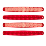 Thinline LED Stop/Turn/Tail Light Red Pair