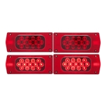 LED Combination Tail Light Driver Side w/ 6-LED license light  &  Passenger Side