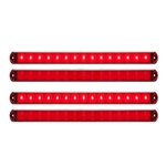 Thinline LED Stop/Turn/Tail Lights Red Pair