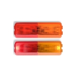 Red/Amber Thin Line Sealed LED Fender Light (2 Diodes) - MCL-61ARBK