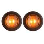 Amber Uni-Lite™ 3/4” Sealed LED Marker/Clearance Lights Pair