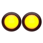 Amber GloLight™ Uni-Lite™ 3/4”LED Non-Directional Marker/Clearance Light Pair