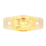 Clear Lens Yellow Mini Sealed LED Horizontal-Vertical  Marker/Clearance Light