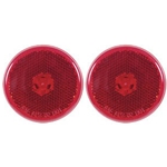 2.5” Round Sealed Red LED Marker/Clearance Lights with Reflex Pair