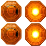 Uni-Lite™ 3/4”Amber LED Non-Directional Marker/Clearance Light Pair
