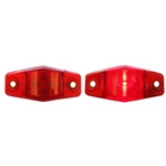 Mini Sealed Red LED Horizontal-Vertical Marker/Clearance Light