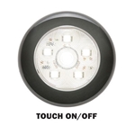 Touch Switch Utility Light w/Black Trim Ring