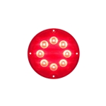 7" LED Warning Lights for Surface Mount Red