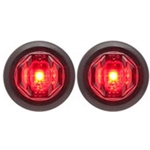 Red Uni-Lite™ 3/4” Sealed LED Marker/Clearance Lights - P2 Pair