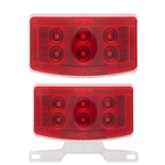 RV combination Tail Light Passenger Side & Driver Side w/ License Bracket & Illuminator