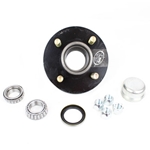 TruRyde® BT9 4-4" Trailer Hub with Parts including Timken® Bearings for a 2,000 lbs. Trailer Axle - BT1219E-TK