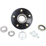 TruRyde® 5-4.75" Bolt Circle Trailer Hub with Parts including Timken® Bearings for a 3,500 lbs. Trailer Axle -5475LB1E-TK