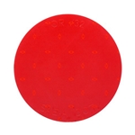 Red 3" Round Self-Adhesive Reflector