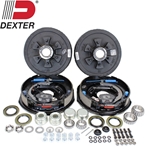 Dexter 6-5.5" Bolt Circle 5,200 lbs. Trailer Axle Electric Brake Kit