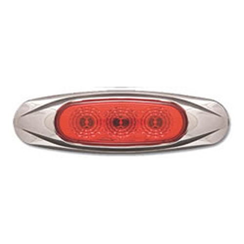 Optronics Red Miro-Flex Mini Star Sealed LED Marker/Clearance
