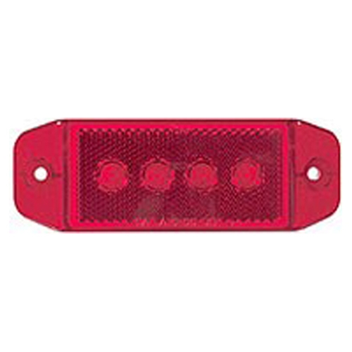 【値下げ可】USMハラー用パーツ 750×350mm ルビーレッド Optronics Sealed Red LED Surface Mount Marker/Clearance Light with