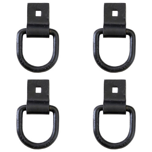 BUYERS PRODUCTS B51 D-Rings,Gray,4x3 In.,Steel