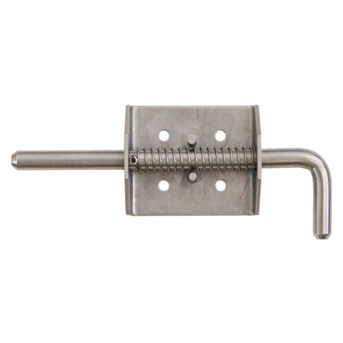 Stainless Steel Heavy Duty Spring Latch Assembly - With Looped Handle For Doors & Panels - View #4