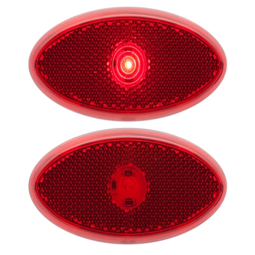 Optronics 1-LED Red marker/clearance light - MCL0028RBB