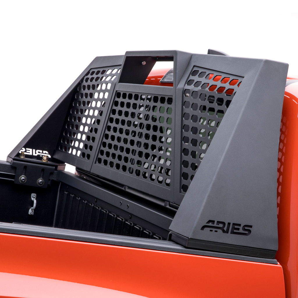 Aries Switchback Black Aluminum Headache Rack, Select Ford F-150