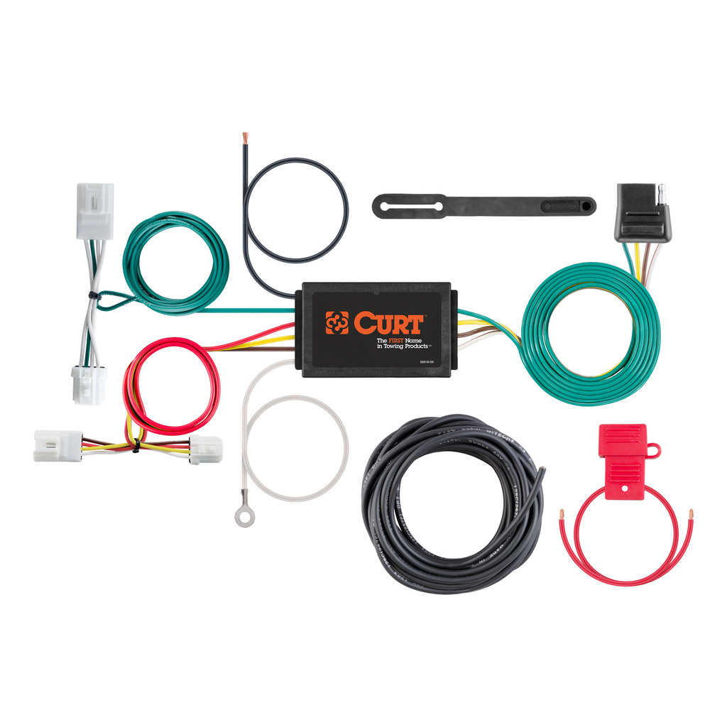 CURT Curt Custom Wiring, 4-Way Flat, Select Infiniti G25, G35, G37