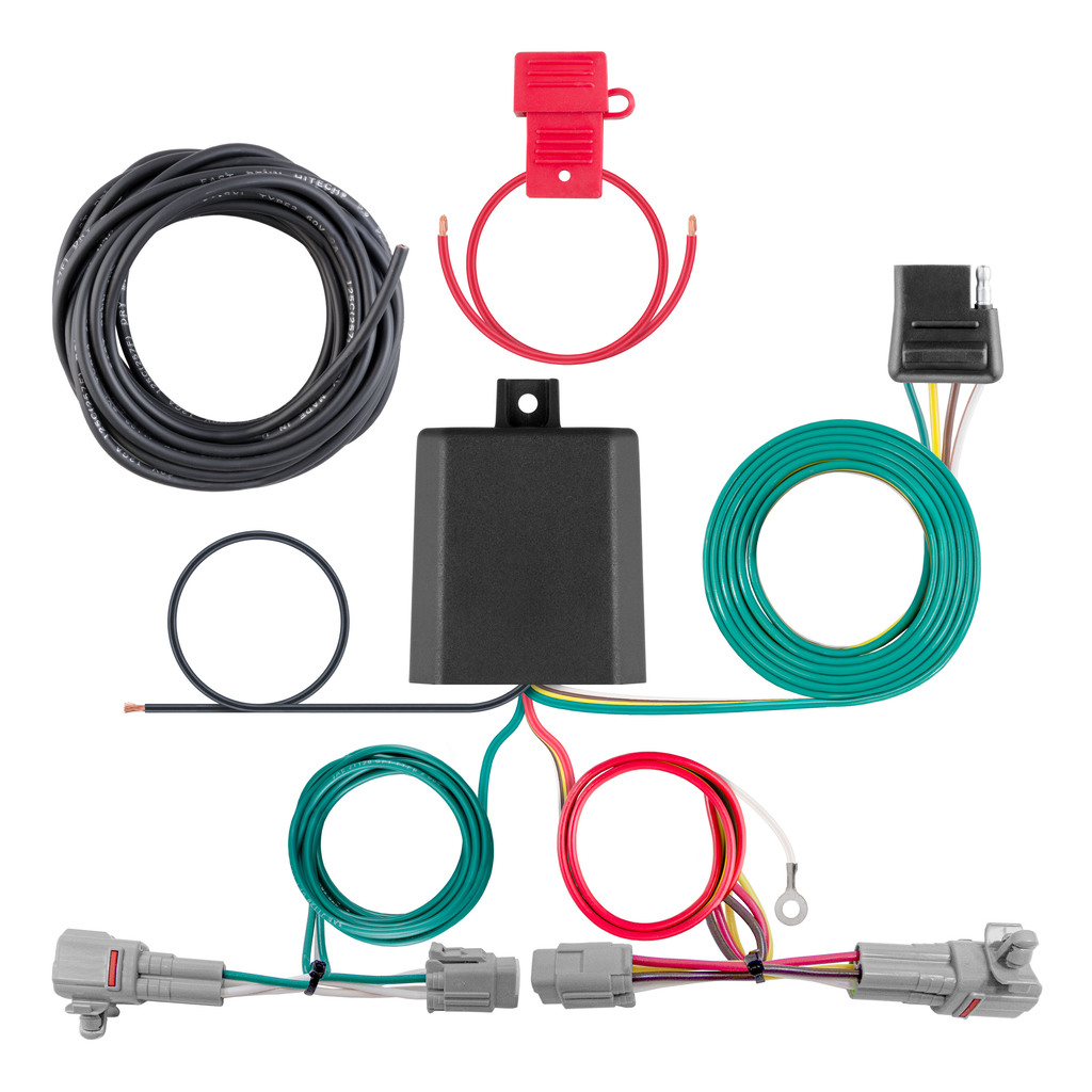CURT Curt Custom Wiring Harness, 4-Way Flat Output, Select Subaru