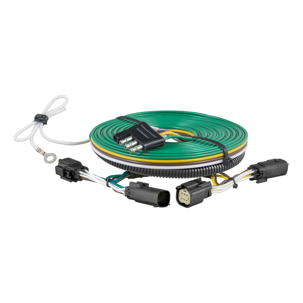 CURT Curt Custom Towed-Vehicle RV Wiring Harness, Select Jeep