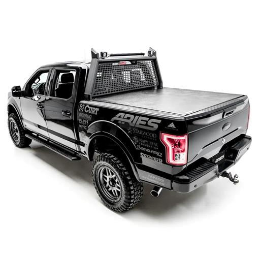 ARIES AdvantEDGE Side Bars - Black Powder Coat, All-Aluminum Construction, For Trucks & SUVs - View #3