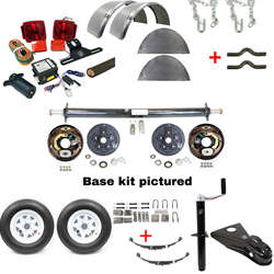 3,500 lb. Brake Axle Trailer Kit (14" wheels)