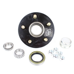 TruRyde® BT9 5-4.5" Trailer Hub with Parts for a 2,000 lbs. Trailer Axle - BT1229E